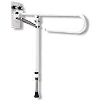 Mobiclinic- Cimbra- Doble Barra Asidero Abatible y Regulable- 15 x 75 cm